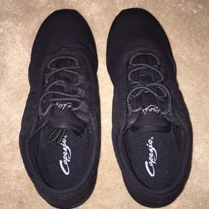 Capezio canvas dansneaker BRAND NEW black size 8